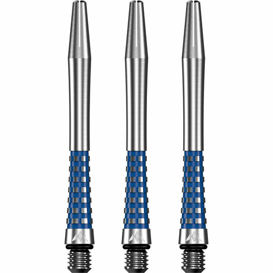 Mission Atom13 Aluminum Shafts - Natural Metal Stems  - Blue - Medium