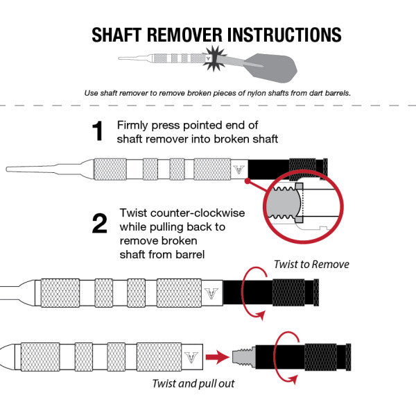 Viper Broken Shaft and Dart Tip Remover