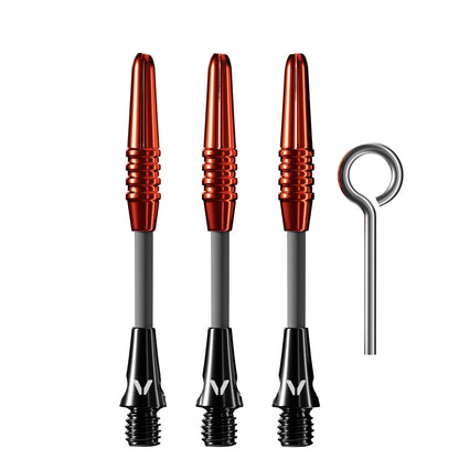 Viper Carbon Fiber Dart Shafts - In Between - Red
