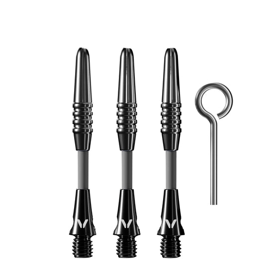 Viper Carbon Fiber Dart Shafts - Short - Black