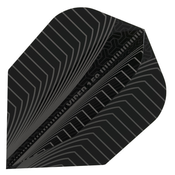Viper V150 Dart Flights Standard Black Mack Darts