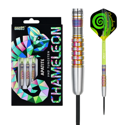 One80 Chameleon Apatite 25 gram 90% Tungsten Steel Tip Dart Set