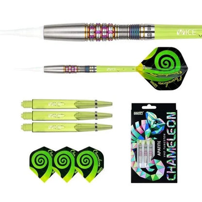 One80 Chameleon Apatite 18 gram 90% Tungsten Soft Tip Dart Set