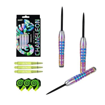 One80 Chameleon Sodalite 25 gram 90% Tungsten Steel Tip Dart Set
