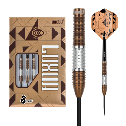 One80 Luxor Delta 25 gram 90% Tungsten Steel Tip Dart Set
