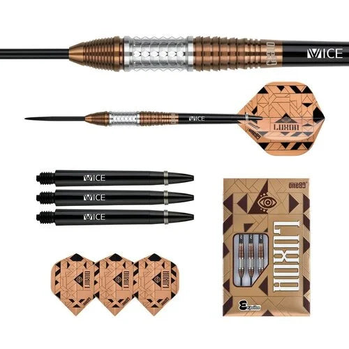 One80 Luxor Epsilon 21 gram 90% Tungsten Steel Tip Dart Set