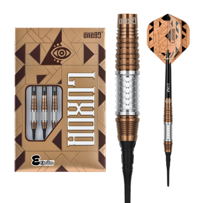 One80 Luxor Epsilon 20 gram 90% Tungsten Soft Tip Dart Set