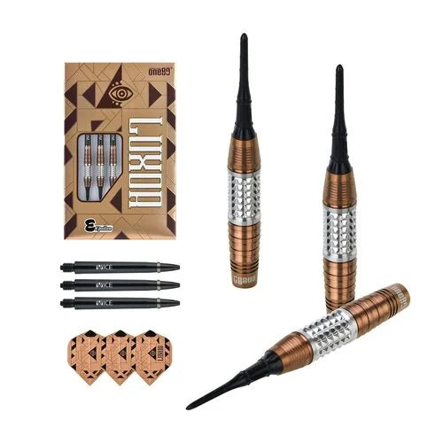 One80 Luxor Epsilon 20 gram 90% Tungsten Soft Tip Dart Set