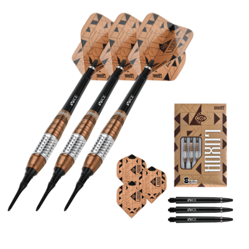 One80 Luxor Epsilon 20 gram 90% Tungsten Soft Tip Dart Set
