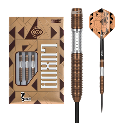 One80 Luxor Zeta 25 gram 90% Tungsten Steel Tip Dart Set