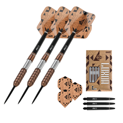 One80 Luxor Zeta 25 gram 90% Tungsten Steel Tip Dart Set