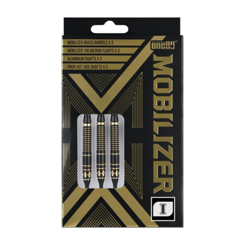 One80 Mobilizer 01 18 gram Brass Soft Tip Dart Set