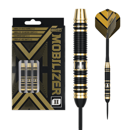 One80 Mobilizer 02 22 gram Brass Steel Tip Dart Set