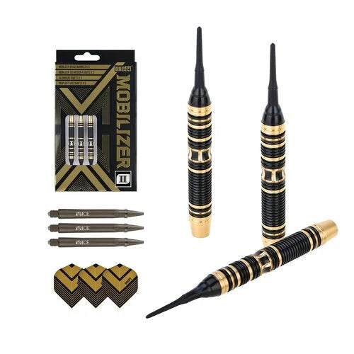 One80 Mobilizer 02 18 gram Brass Soft Tip Dart Set