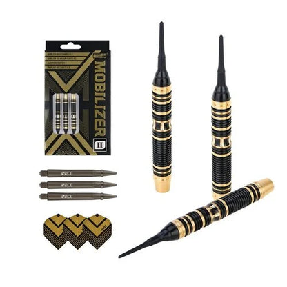 One80 Mobilizer 02 18 gram Brass Soft Tip Dart Set