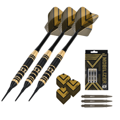 One80 Mobilizer 02 18 gram Brass Soft Tip Dart Set