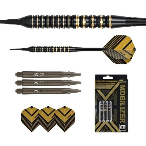 One80 Mobilizer 03 18 gram Brass Soft Tip Dart Set