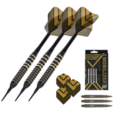 One80 Mobilizer 03 18 gram Brass Soft Tip Dart Set