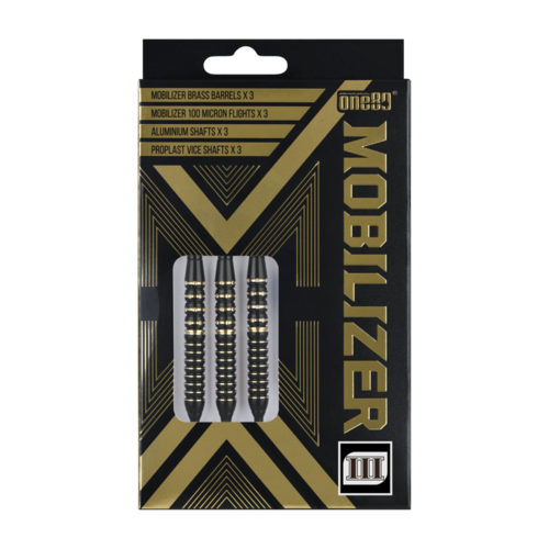 One80 Mobilizer 03 18 gram Brass Soft Tip Dart Set