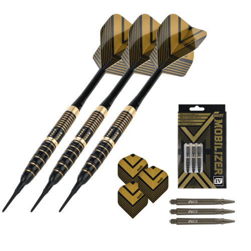 One80 Mobilizer 04 18 gram Brass Soft Tip Dart Set
