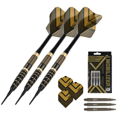 One80 Mobilizer 04 18 gram Brass Soft Tip Dart Set