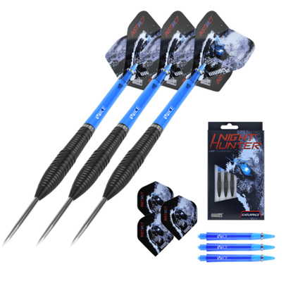 One80 Night Hunter Endurance 24 gram 90% Tungsten Steel Tip Dart Set