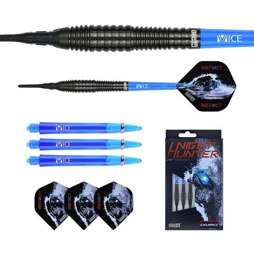 One80 Night Hunter Endurance 18 gram 90% Tungsten Soft Tip Dart Set