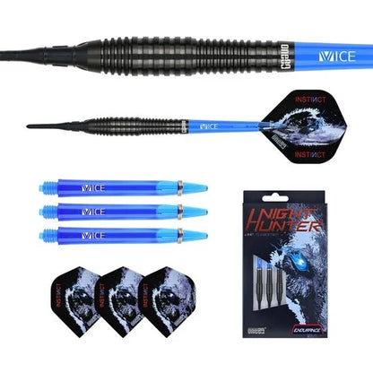 One80 Night Hunter Endurance 18 gram 90% Tungsten Soft Tip Dart Set