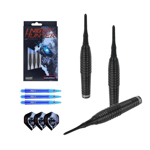 One80 Night Hunter Endurance 16 gram 90% Tungsten Soft Tip Dart Set