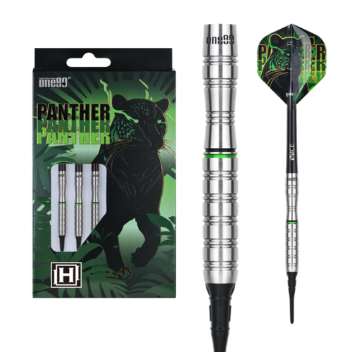 One80 Panther-H 18 gram 80% Tungsten Soft Tip Dart Set