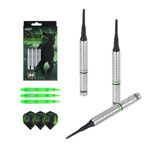 One80 Panther-N 18 gram 80% Tungsten Soft Tip Dart Set