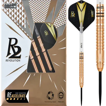 One80 R2 Interchange RE-Energizer 25 gram 90% Tungsten Steel Tip Dart Set
