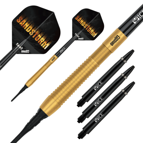 One80 Sandstorm 01 18 gram 90% Tungsten Soft Tip Dart Set