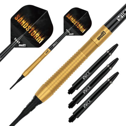 One80 Sandstorm 01 18 gram 90% Tungsten Soft Tip Dart Set