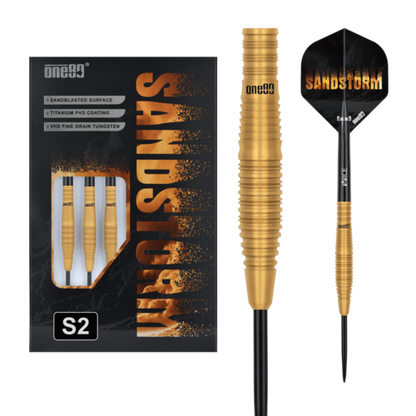 One80 Sandstorm 02 24 gram 90% Tungsten Steel Tip Dart Set
