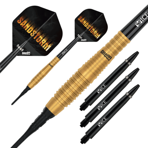 One80 Sandstorm 02 18 gram 90% Tungsten Soft Tip Dart Set