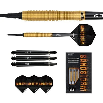 One80 Sandstorm 03 18 gram 90% Tungsten Soft Tip Dart Set