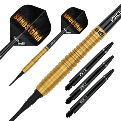 One80 Sandstorm 03 18 gram 90% Tungsten Soft Tip Dart Set