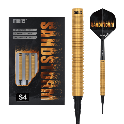One80 Sandstorm 04 18 gram 90% Tungsten Soft Tip Dart Set