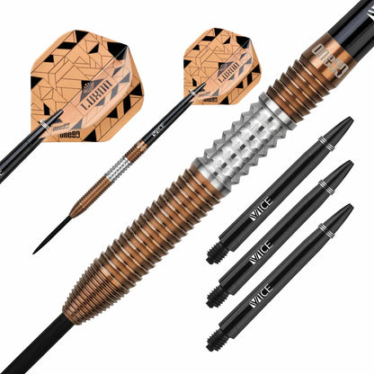 One80 Luxor Beta 21 gram 90% Tungsten Steel Tip Dart Set
