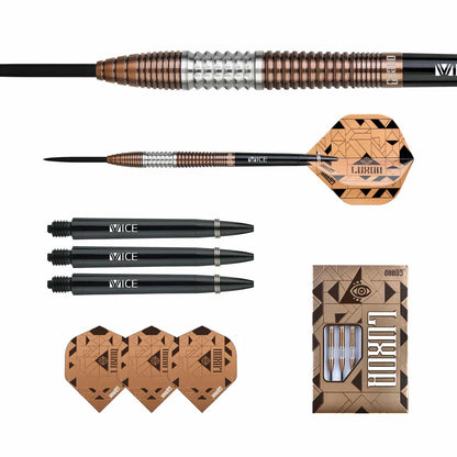 One80 Luxor Gamma 21 gram 90% Tungsten Steel Tip Dart Set