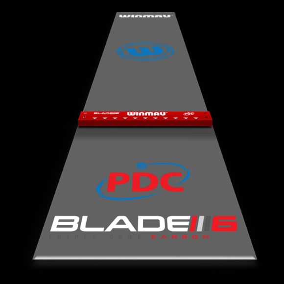 Winmau PDC Clearzone PVC Dart Mat with Integrated Oche