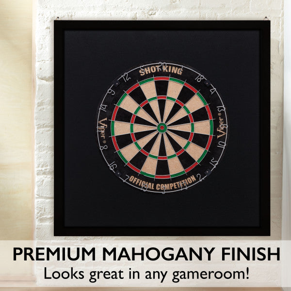 Viper Framed Dartboard Black Backboard