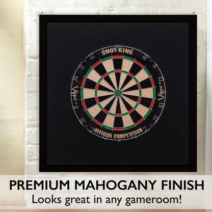 Viper Framed Dartboard Black Backboard