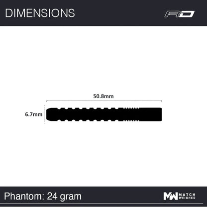 Red Dragon Phantom 24 gram 90% Tungsten