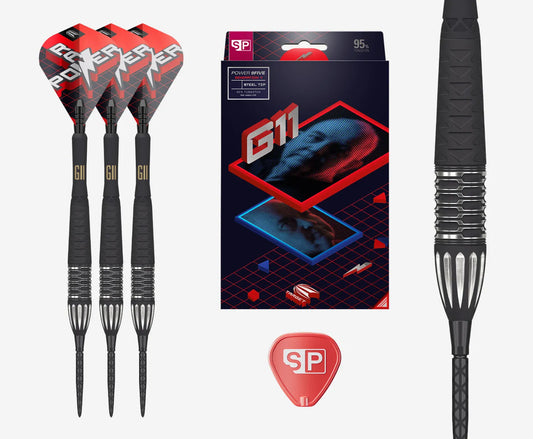 Target Phil Taylor Raw Power G11 SP Swiss Point Steel Tip Darts 95% Tungsten 22g