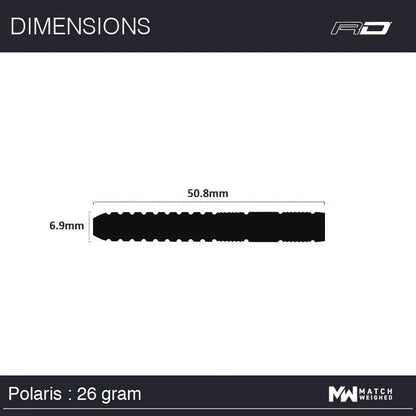 Red Dragon Polaris Steel Tip 26 gram 90% Tungsten