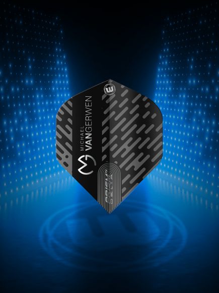 Prism Delta MvG (Michael Van Gerwen) Black & Grey Extra Thick
