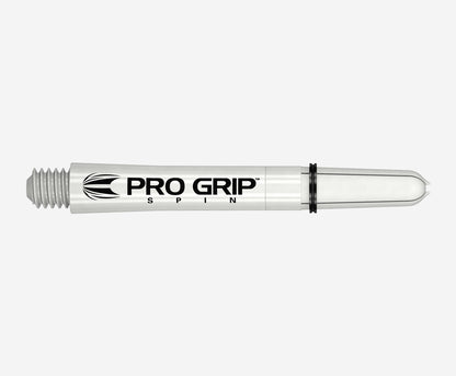 Target Pro Grip Nylon Spinning Dart Shafts Short Clear (3 Sets)