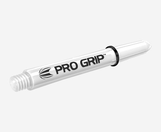 Target Pro Grip Nylon Dart Shafts - Short White (3 Sets)